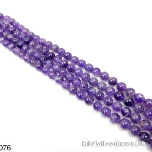 Strang Amethyst 8,5 cm / 38 cm, ca. 46 Kugeln