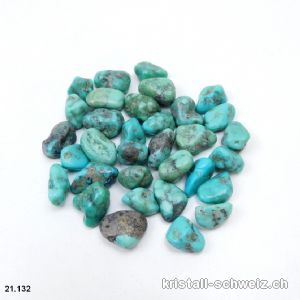 Türkis blau-grün aus Mexiko 1 - 1,2 cm. Größe XXS