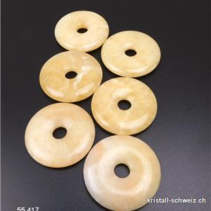 Calcit gelb, Donut 4 cm