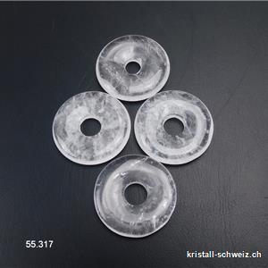 Bergkristall Donut 3 cm. SONDERANGEBOT