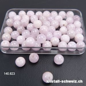 Kunzit, Kugel gelocht 5,5 - 5,8 mm