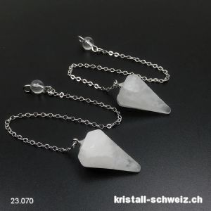 Pendel Bergkristall facettiert, klein 2,5 cm. SONDERANGEBOT