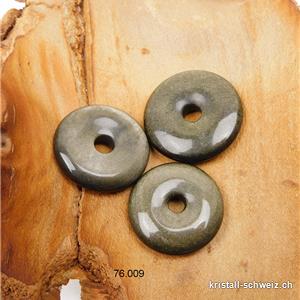 Obsidian Gold, Donut 2,8 bis 3,3 cm. A-Qual.