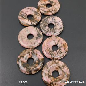 Rhodonit Donut 3 cm. SONDERANGEBOT