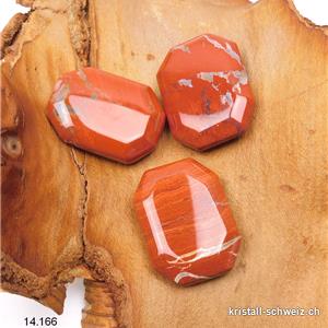 Jaspis rot breckzie, Antistress Eckstein 4 x 3 cm