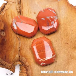 Jaspis rot breckzie, Antistress Eckstein 4 x 3 cm