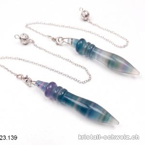Pendel Fluorit Regenbogen 6 cm, Thot Pendel
