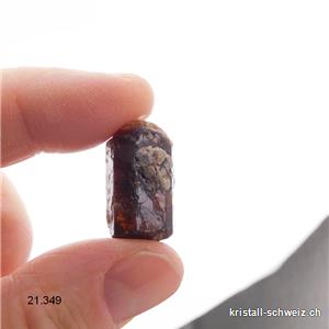 Turmalin braun - Dravit, Doppelender roh 1,8 - 2 cm / 6 - 7 Gramm