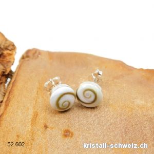 Ohrstecker Auge von Santa Lucia 8 mm, 925 Silber