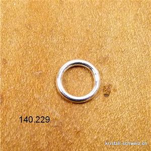 Ring geschlossen 7 x 0,8 mm aus 925 Silber