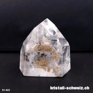 Phantom Quarz mit Einschlüssen schwarz. Unikat 248 Gramm