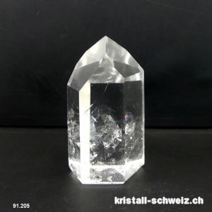 Bergkristall  A, polierte Spitze 7,7 cm. Unikat 206 Gramm