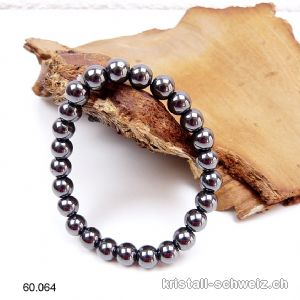 Armband Hämatit 8 mm / 21 cm