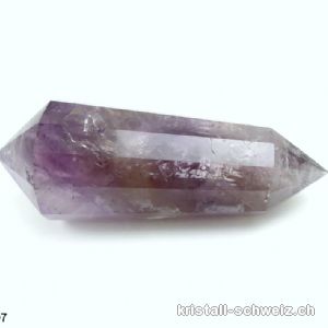 Vogel Amethyst Doppelender 12 Facetten, 10 x 3,5 cm. Einzelstück