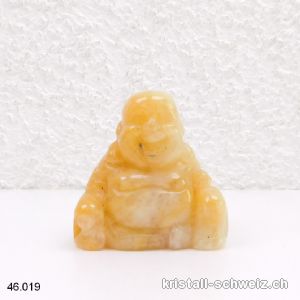 Buddha Chalcedon gelb 3,5 cm