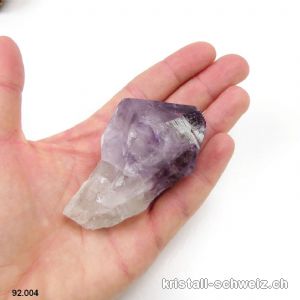 Amethyst mit Goethit Rohspitze aus Brasilien 7,2 cm. Unikat