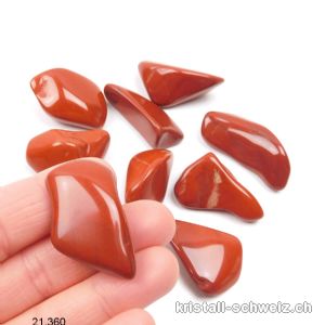 Jaspis rot 3,5 bis 4 cm. Größe L. Sonderangebot