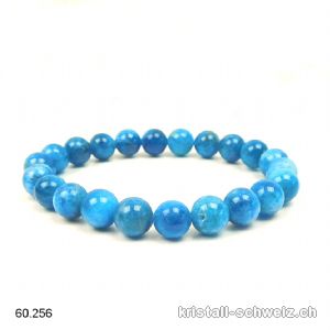 Armband Apatit blau 8 - 8,5 mm / 18,5 cm. Grösse M