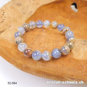 Armband Chalcedon breckzie 10 mm / 18 cm. A-Qual.