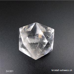Ikosaeder Bergkristall 2,7 cm. Unikat