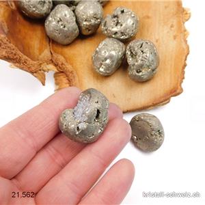Pyrit mit Kristallen aus Peru 2-2,5 cm / 20-22 Gr.