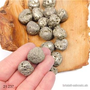 Pyrit mit Kristallen aus Peru 1,8-2 cm / 10-14 Gr.