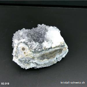 Prasiolith blau aus Brasilien 6,8 cm. Einzelstück 160 Gramm
