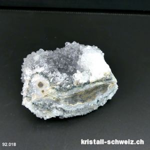 Prasiolith blau aus Brasilien 6,8 cm. Einzelstück 160 Gramm