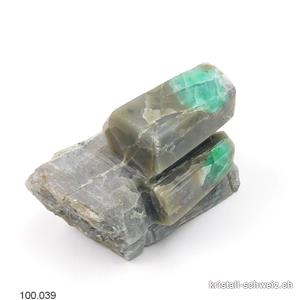 Smaragd auf Matrix aus Brasilien. Einzelstück 110 Gramm