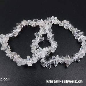 Armband Bergkristall Splitter 16,5-17 cm. Größe XS-S. Sonderangebot