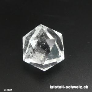 Ikosaeder Bergkristall diagonale 2,6 cm. Unikat