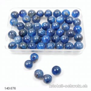 Cyanit - Kyanit - Disthen, Kugel gelocht 6,5 mm. Sonderangebot