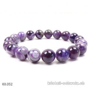 Armband Amethyst Chevron 10 mm / 19,5 cm
