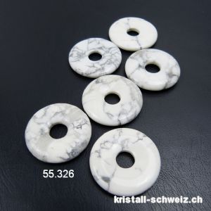 Magnesit - Howlith Donut 3 cm 