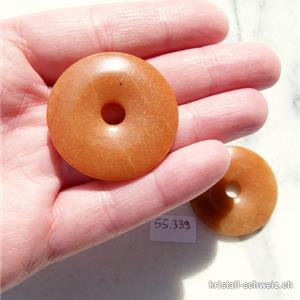 Aventurin orange - rot, Donut 3,5 cm