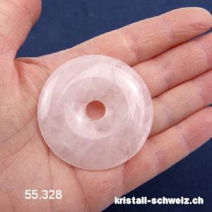 Rosenquarz, Donut 5 cm. SONDERANGEBOT