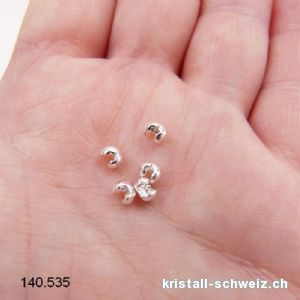 Klappkugel OHNE Öse 3,5 mm aus 925 Silber