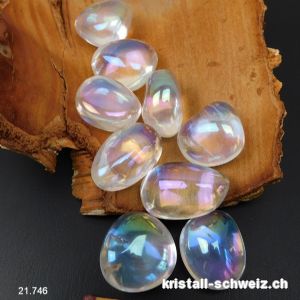 Angel Aura Trommelstein 2,5 bis 3 cm, 14 - 17 Gramm. Grösse L