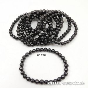 Armband Schungit 6 mm / 18,5 - 19 cm