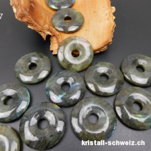 Labradorit Donut 4,5 cm. SONDERANGEBOT