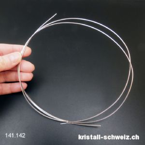 Silberdraht rechteckig HART 925/1000. 1 Meter / 1,5 x 0,8 mm. SONDERANGEBOT