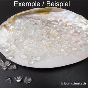 100 Gramm Bergkristall Granulat Medium, ca. 7 bis 15 mm 