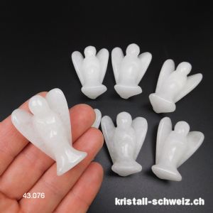 Engel Jade weiss 4 cm