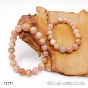 Armband Mondstein - Adular 10 mm, elastisch 19 cm