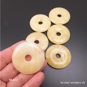 Calcit gelb, Donut 4 cm