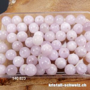 Kunzit, Kugel gelocht 5,5 - 5,8 mm