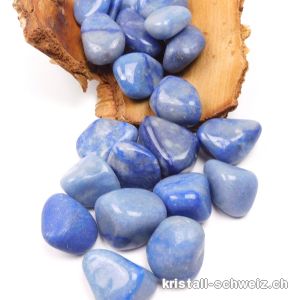 Quarz blau - Dumortierit-Quarzit 2,5-3 cm, dick. Größe M-L