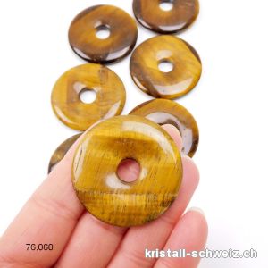 Tigerauge Donut 4 cm. SONDERANGEBOT