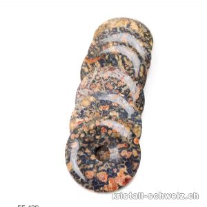 Jaspis Leopard Donut 4 cm. SONDERANGEBOT