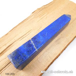 Lapislazuli natur auf Afghanistan, Obelisk 21,5 cm. Einzelstück 636 Gramm